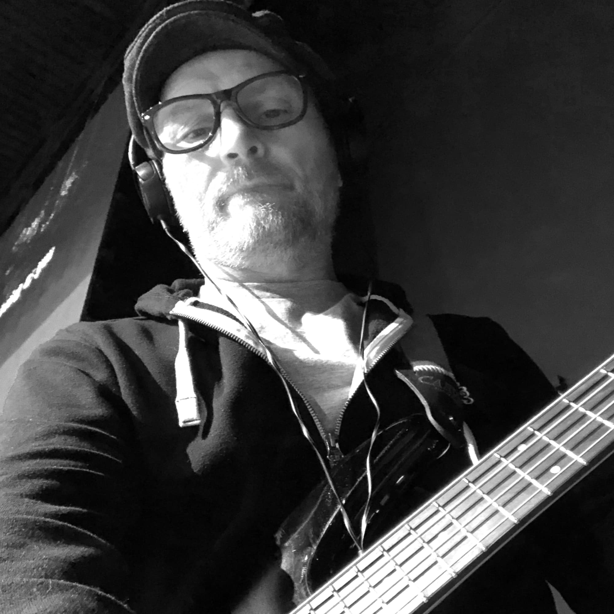 Me prepping for a set.
